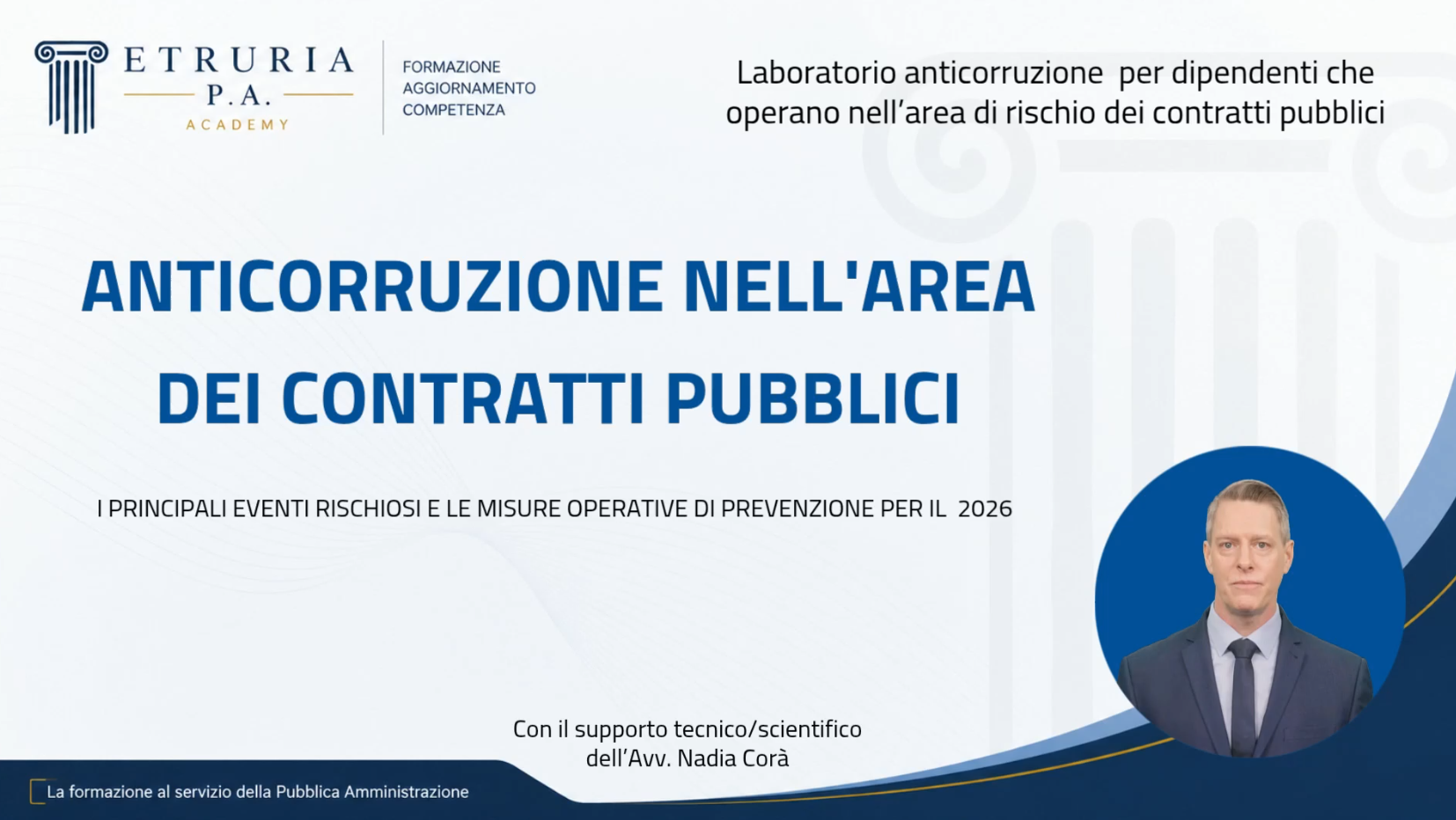 Laboratorio 1 – Area di rischio: Contratti pubblici