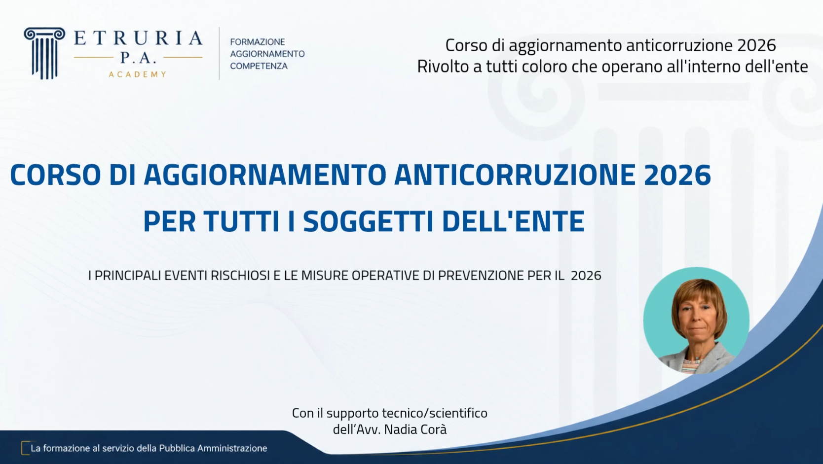 Aggiornamento generale anticorruzione 2026